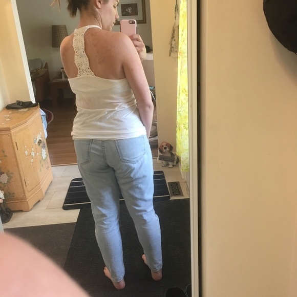 Vintage White Racerback Tank - Picture 6 of 6